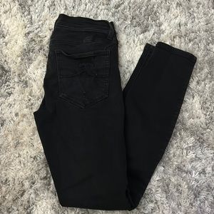 Mudd Black Low Rise Ripped Skinny Jeans